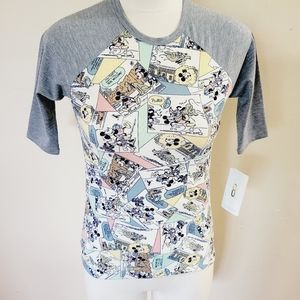 Lularoe Sloan Disney Mickey tee size 8